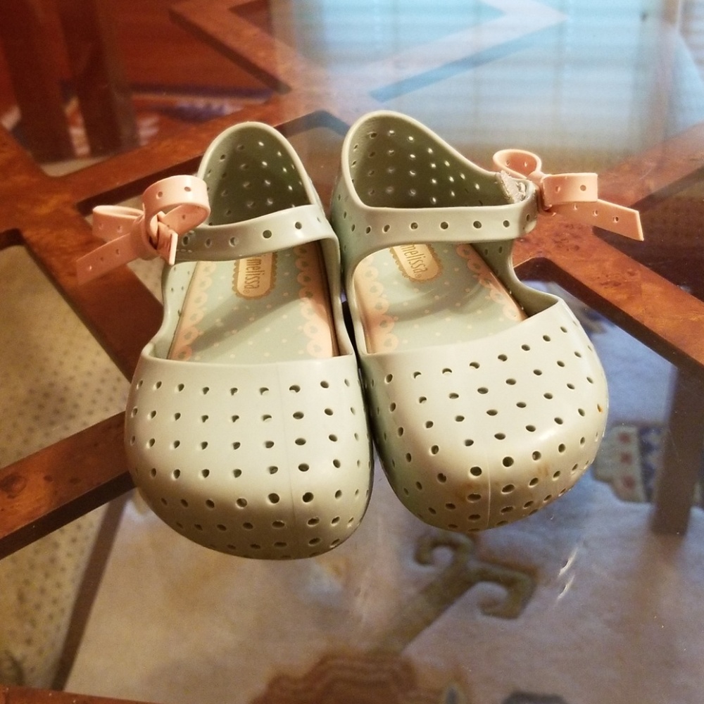 Mini Melissa Mint Green MJs
